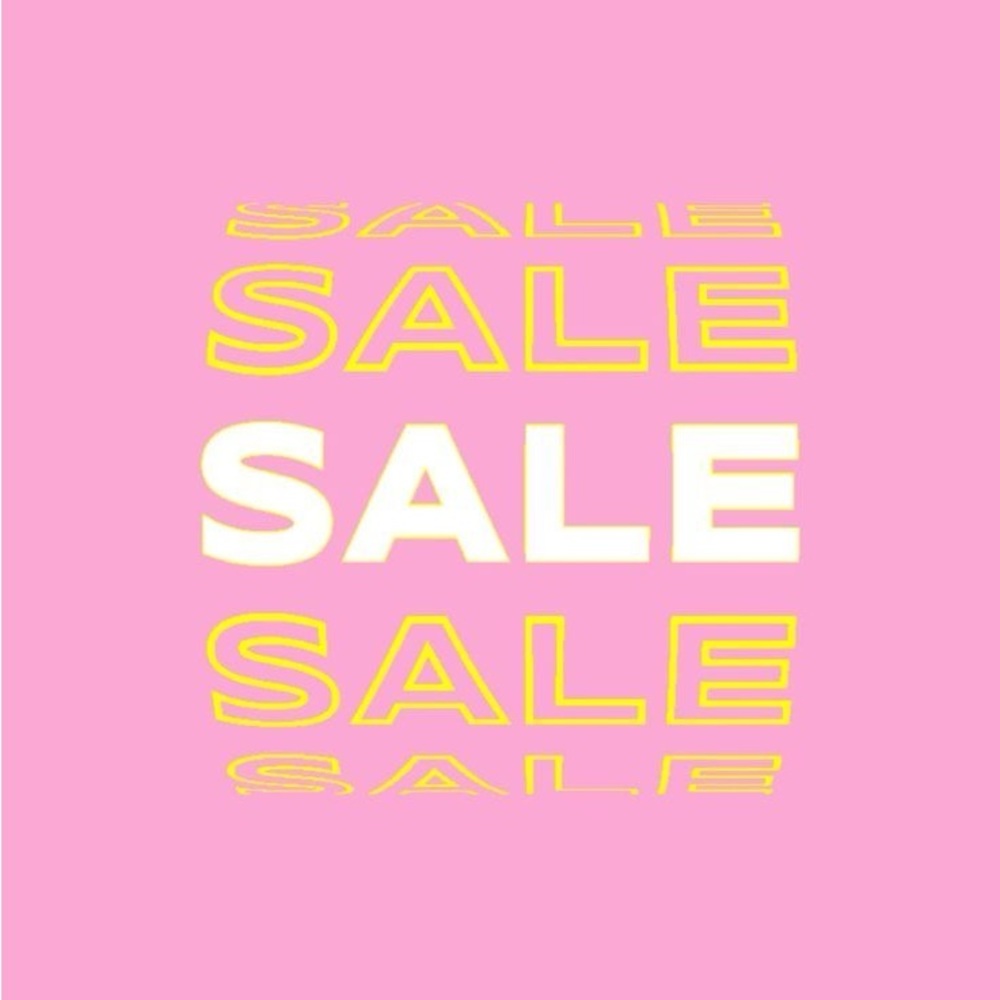 SALE on all items over $10